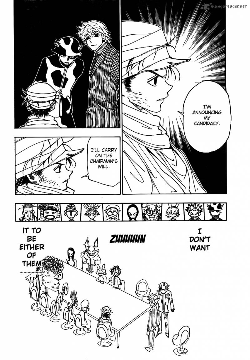 Hunter x Hunter Manga Chapter 319 page 12 - Lottery