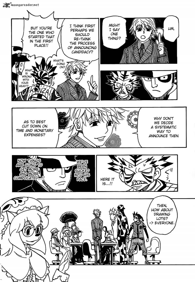 Hunter x Hunter Manga Chapter 319 page 14 - Lottery