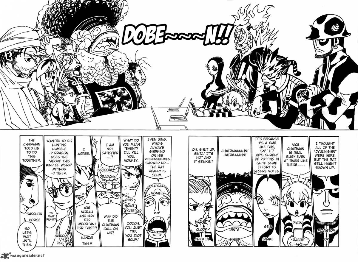 Hunter x Hunter Manga Chapter 319 page 2 - Lottery