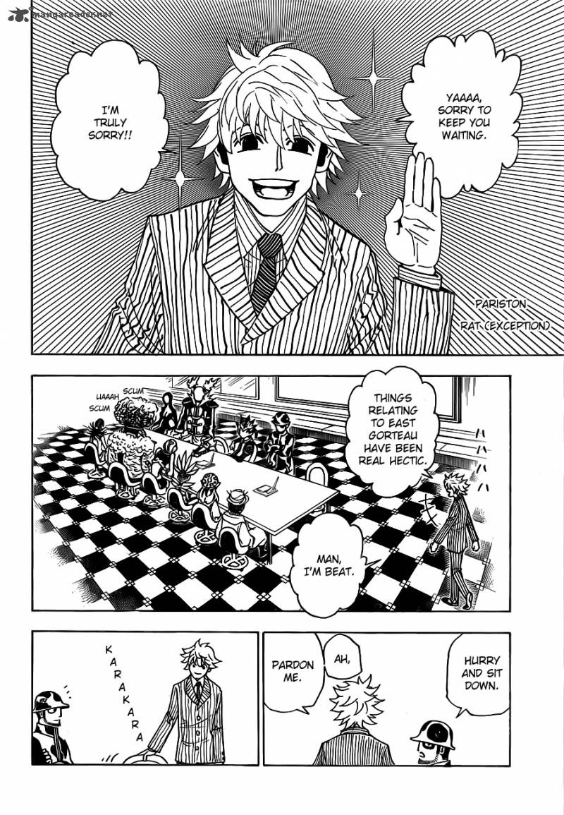 Hunter x Hunter Manga Chapter 319 page 3 - Lottery