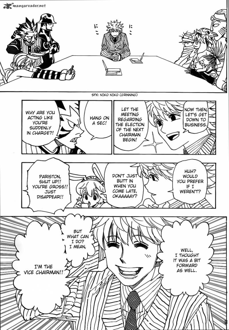 Hunter x Hunter Manga Chapter 319 page 4 - Lottery