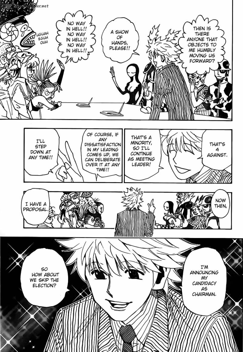 Hunter x Hunter Manga Chapter 319 page 6 - Lottery