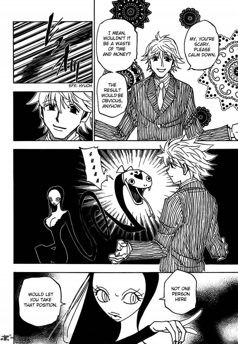 Hunter x Hunter Manga Chapter 319 page 8 - Lottery