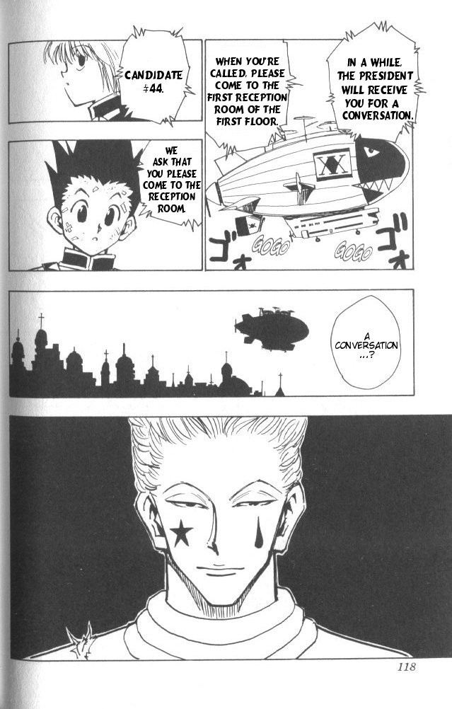 Hunter x Hunter Manga Chapter 32 page 13 - And the Final Test...?