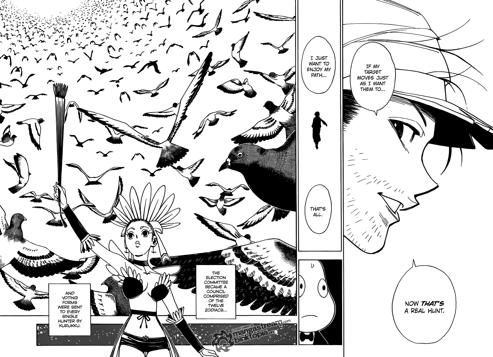 Hunter x Hunter Manga Chapter 320 page 8 - Voting