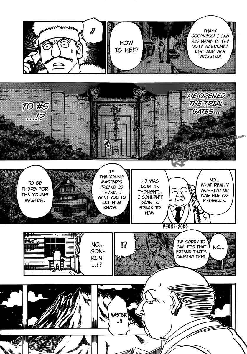 Hunter x Hunter Manga Chapter 321 page 11 - Monster