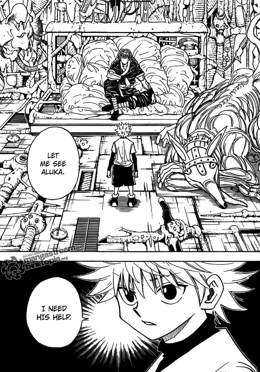 Hunter x Hunter Manga Chapter 321 page 13 - Monster