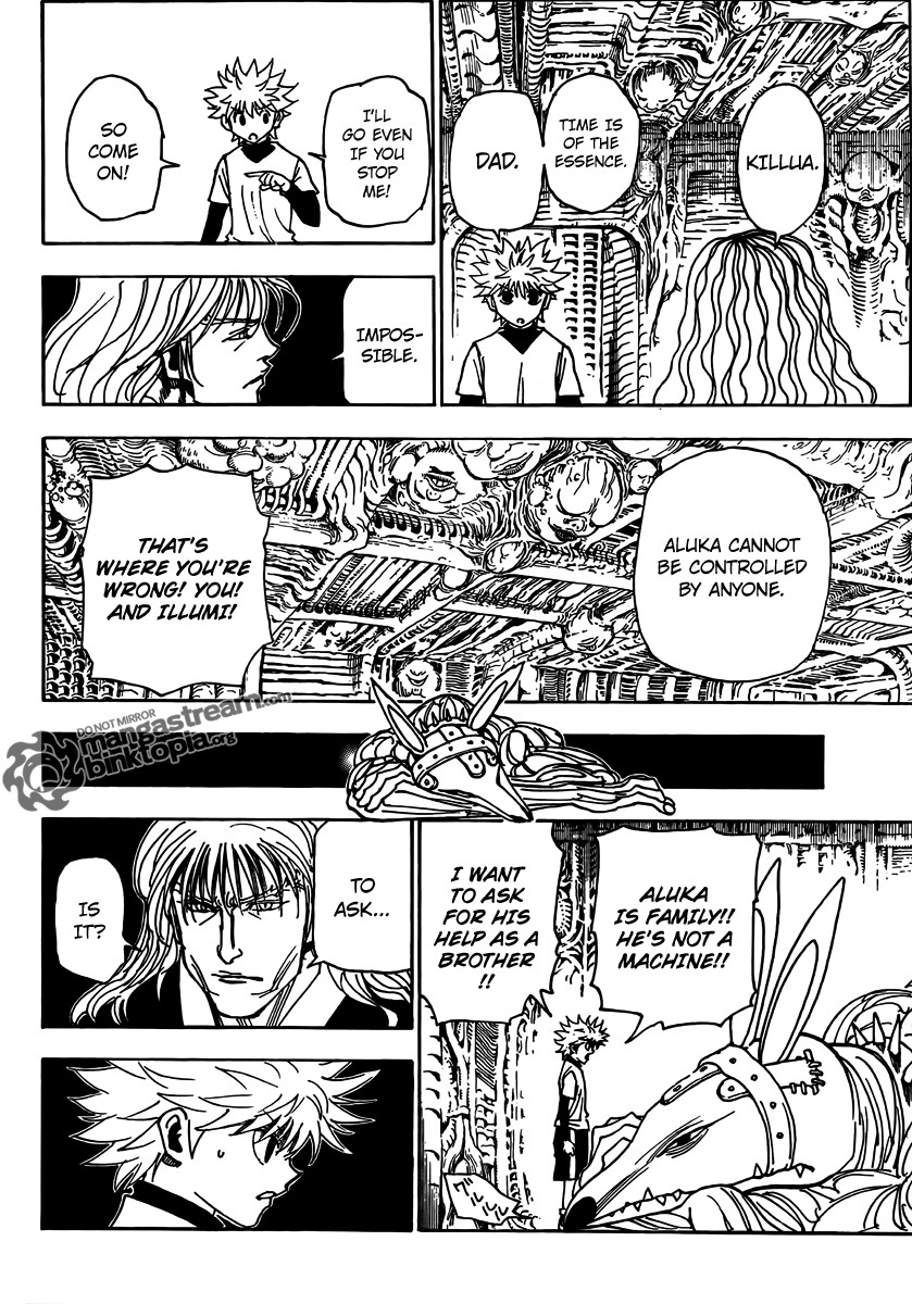 Hunter x Hunter Manga Chapter 321 page 14 - Monster