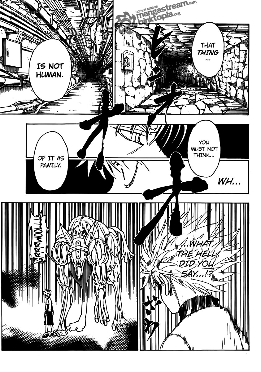 Hunter x Hunter Manga Chapter 321 page 15 - Monster