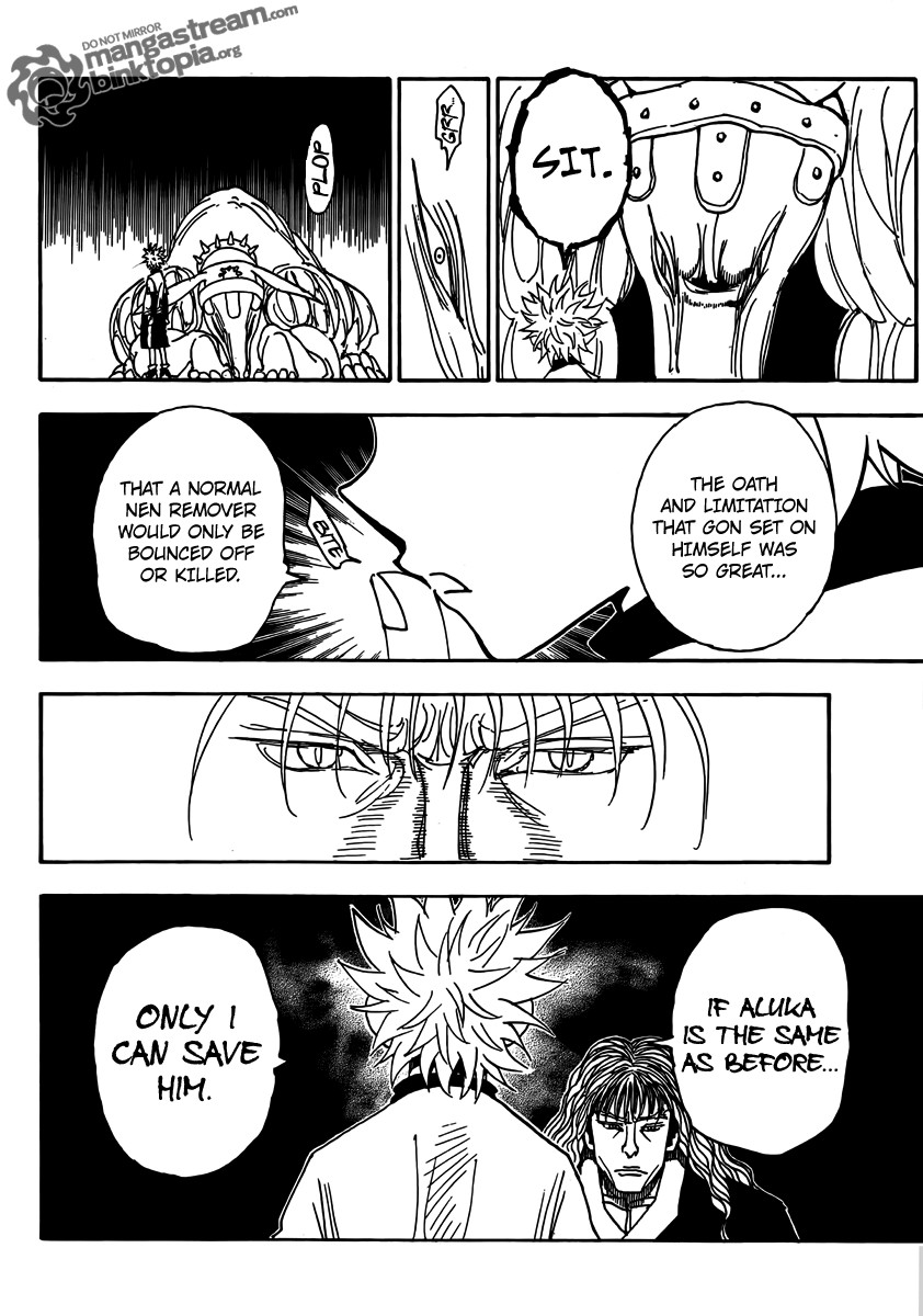 Hunter x Hunter Manga Chapter 321 page 17 - Monster