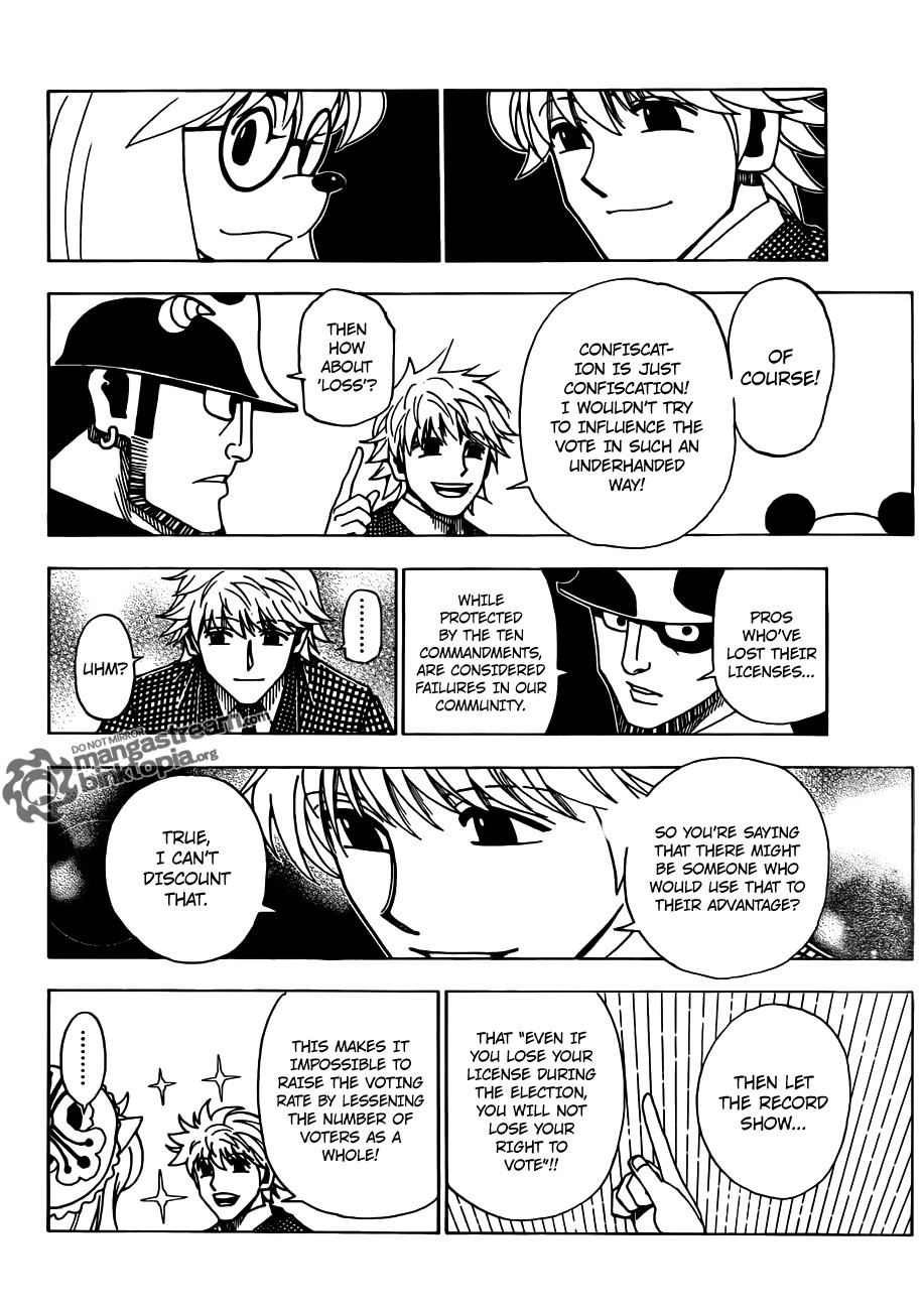 Hunter x Hunter Manga Chapter 321 page 6 - Monster