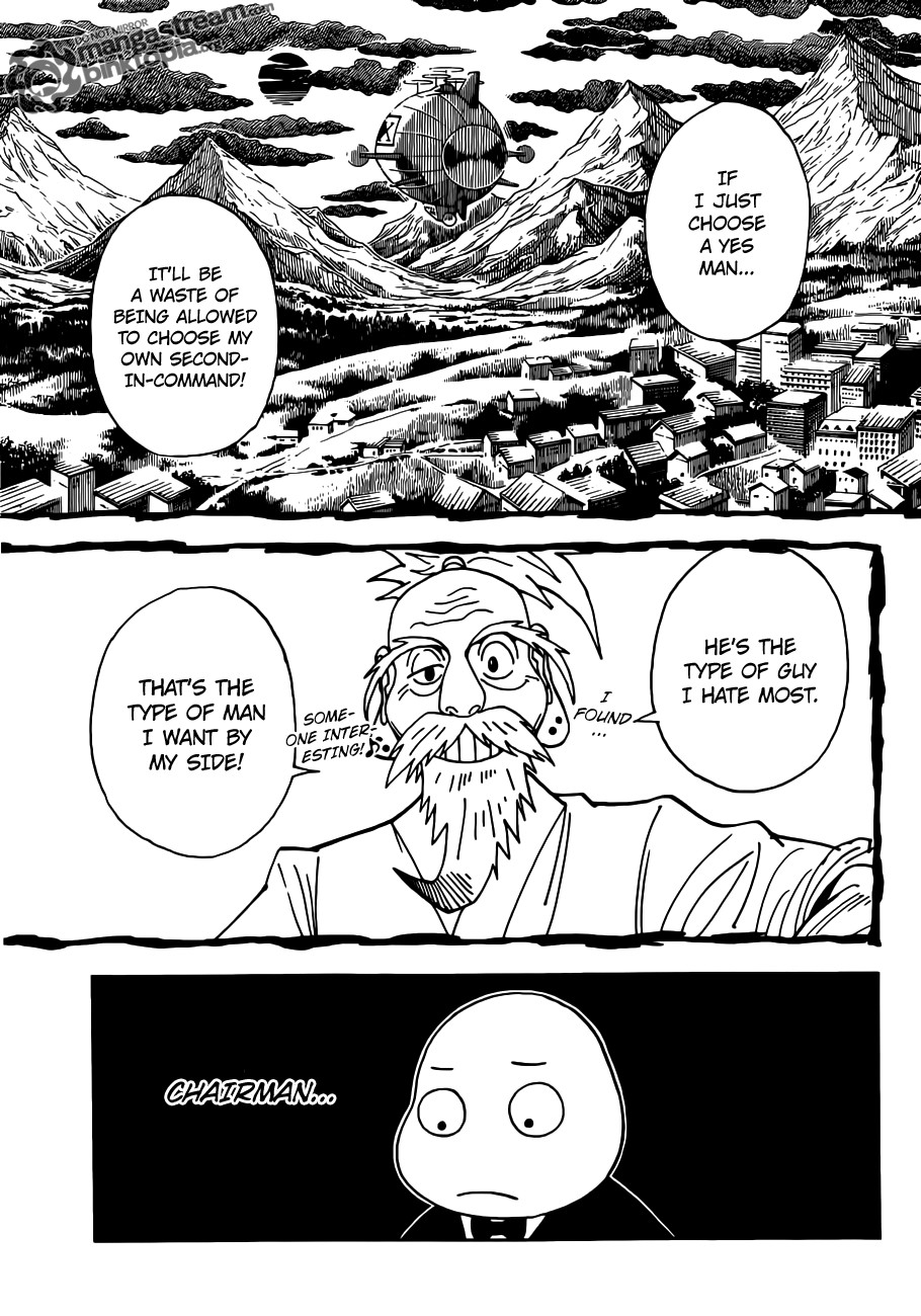 Hunter x Hunter Manga Chapter 321 page 9 - Monster