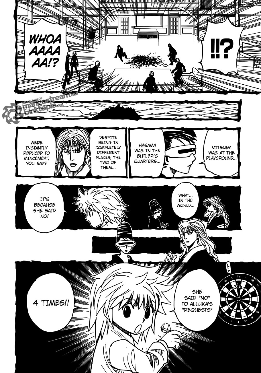 Hunter x Hunter Manga Chapter 322 page 10 - Siblings