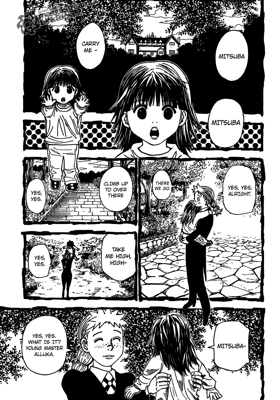 Hunter x Hunter Manga Chapter 322 page 5 - Siblings