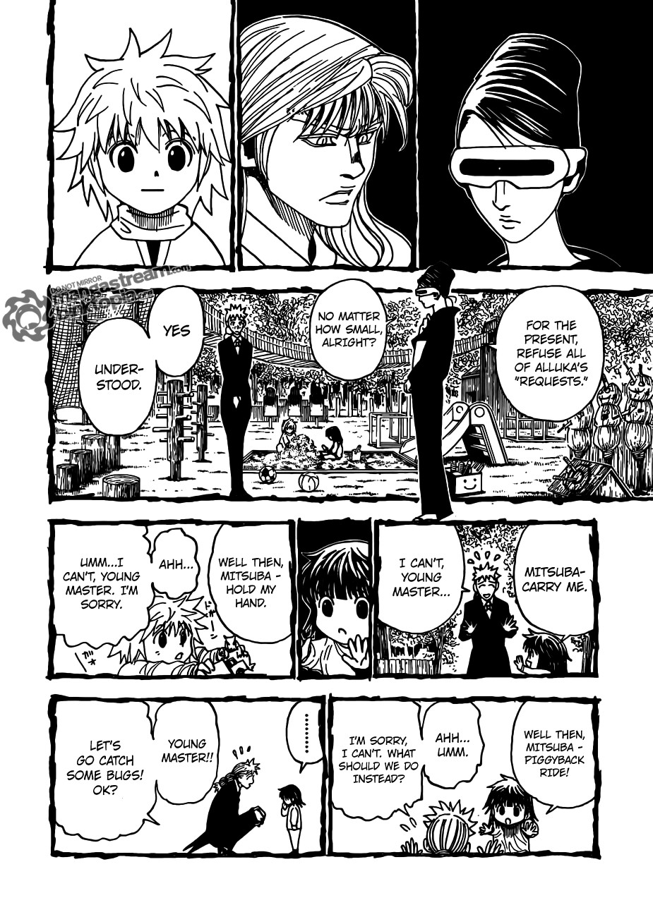 Hunter x Hunter Manga Chapter 322 page 8 - Siblings