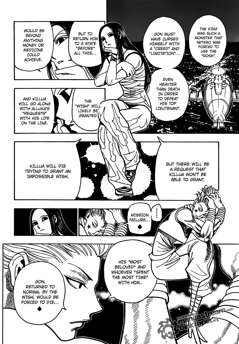 Hunter x Hunter Manga Chapter 323 page 10 - Job Offer
