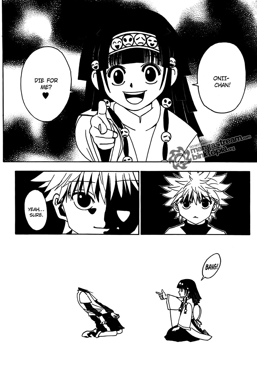 Hunter x Hunter Manga Chapter 323 page 12 - Job Offer