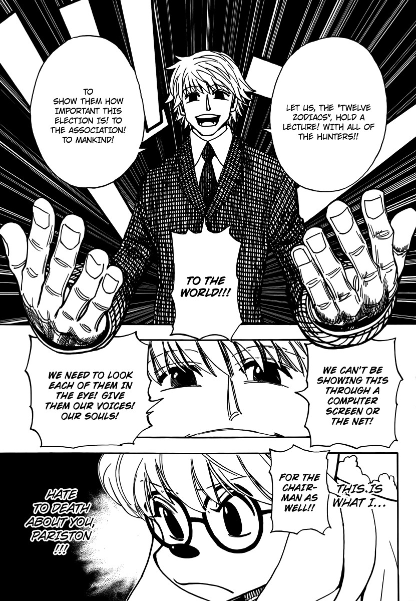 Hunter x Hunter Manga Chapter 323 page 16 - Job Offer