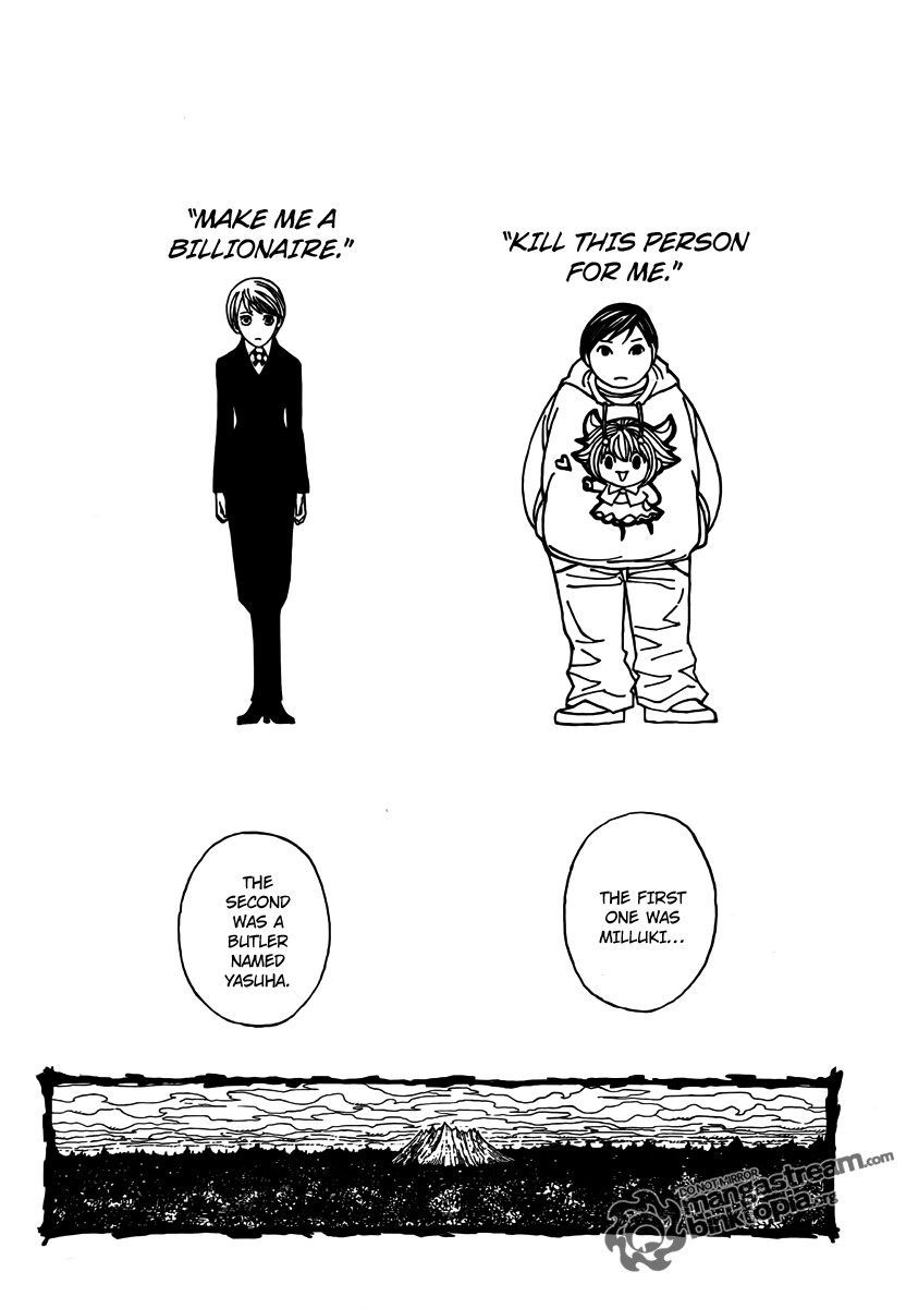 Hunter x Hunter Manga Chapter 323 page 2 - Job Offer