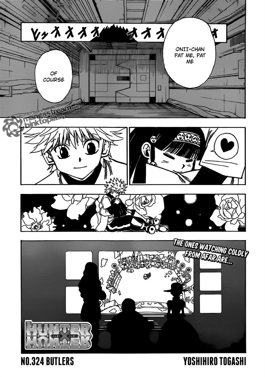 Hunter x Hunter Manga Chapter 324 page 1 - Butler