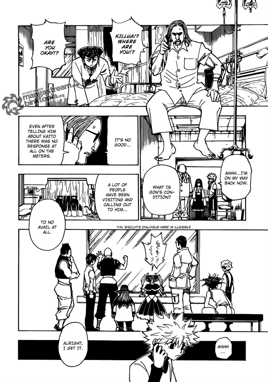 Hunter x Hunter Manga Chapter 324 page 10 - Butler