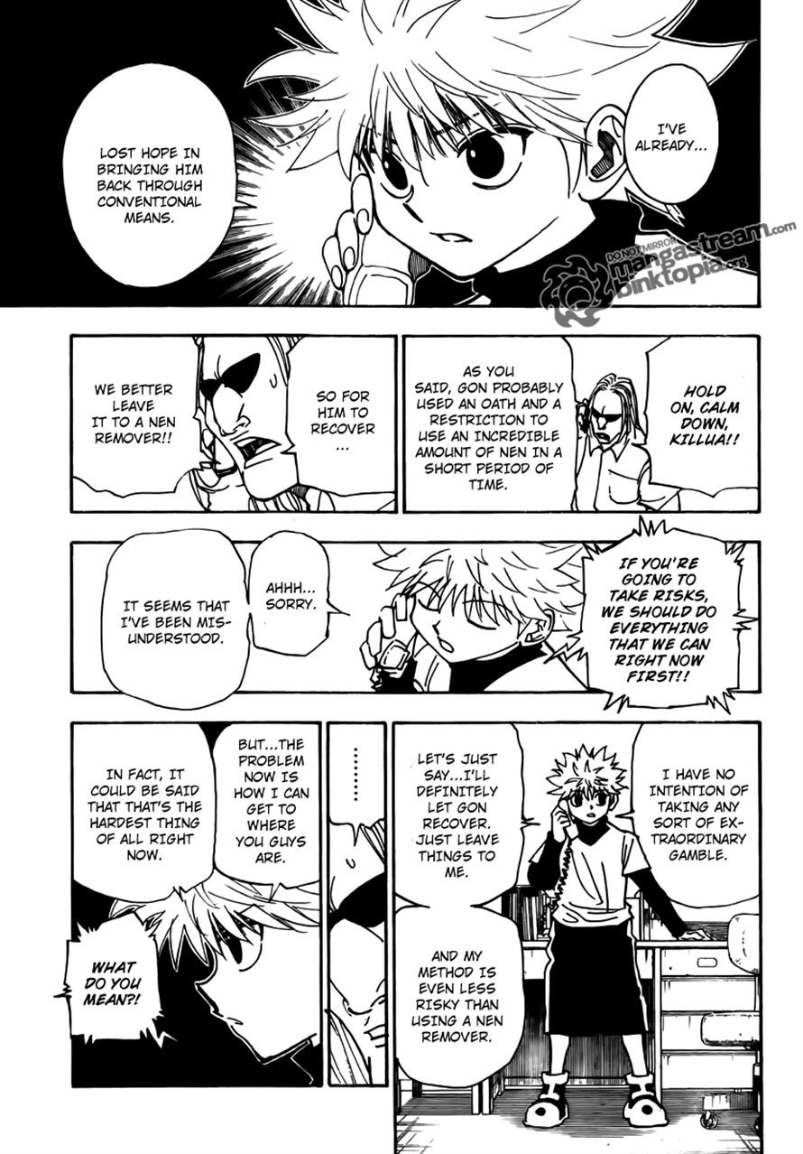 Hunter x Hunter Manga Chapter 324 page 11 - Butler