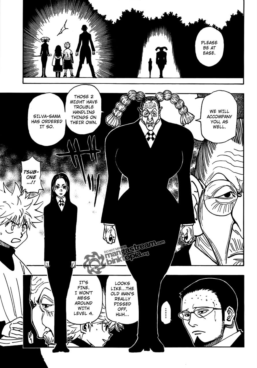 Hunter x Hunter Manga Chapter 324 page 15 - Butler