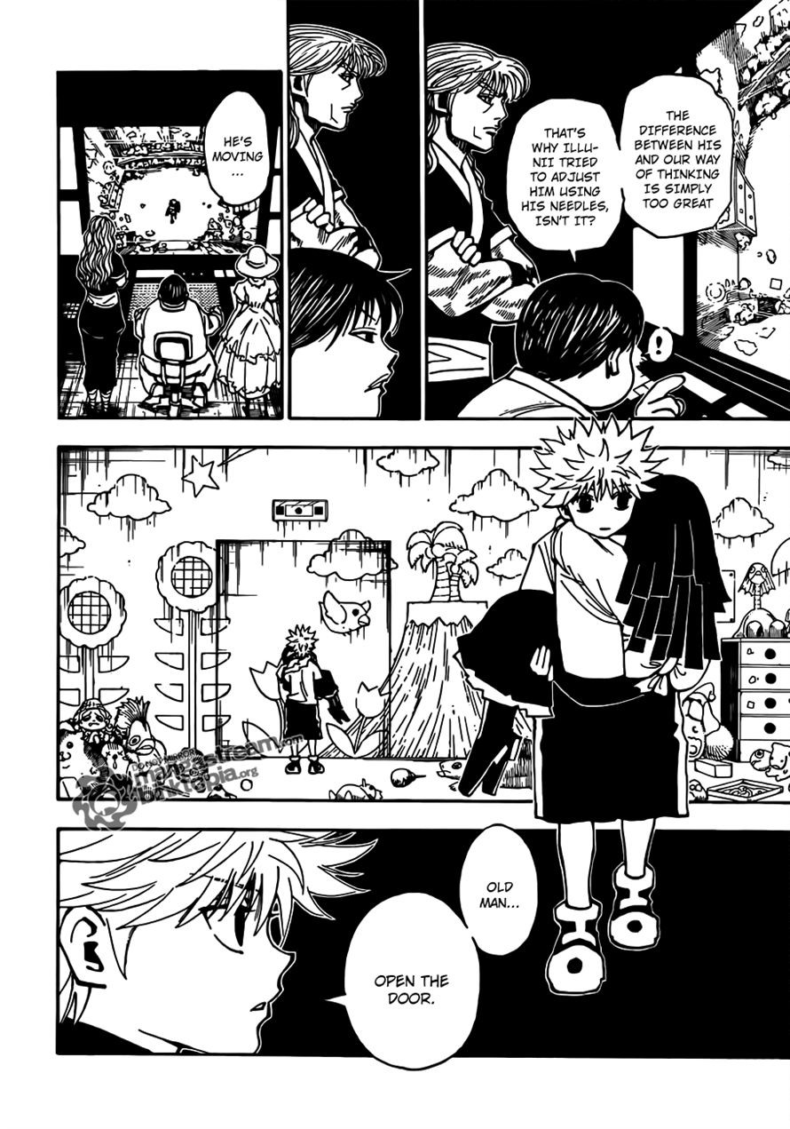 Hunter x Hunter Manga Chapter 324 page 4 - Butler