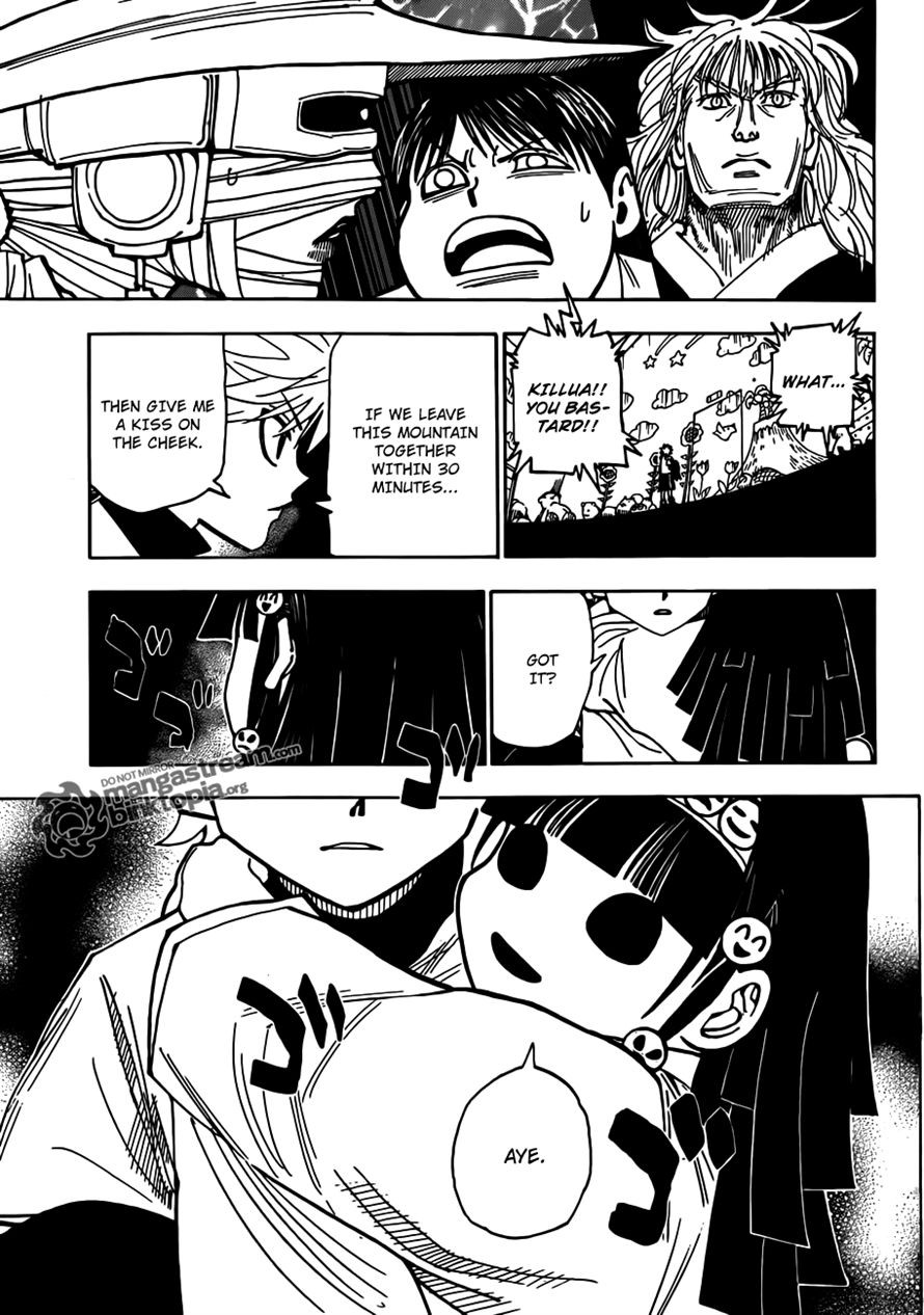 Hunter x Hunter Manga Chapter 324 page 7 - Butler