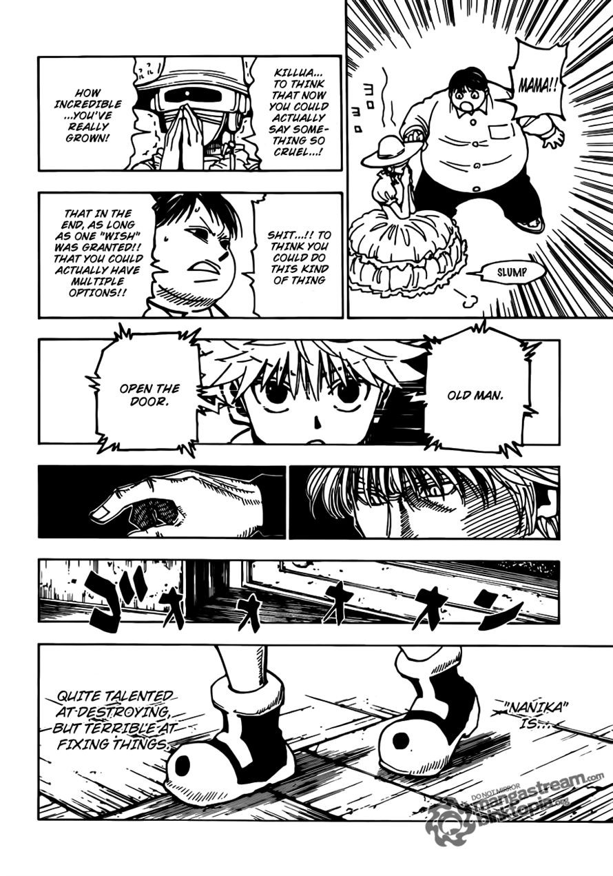 Hunter x Hunter Manga Chapter 324 page 8 - Butler