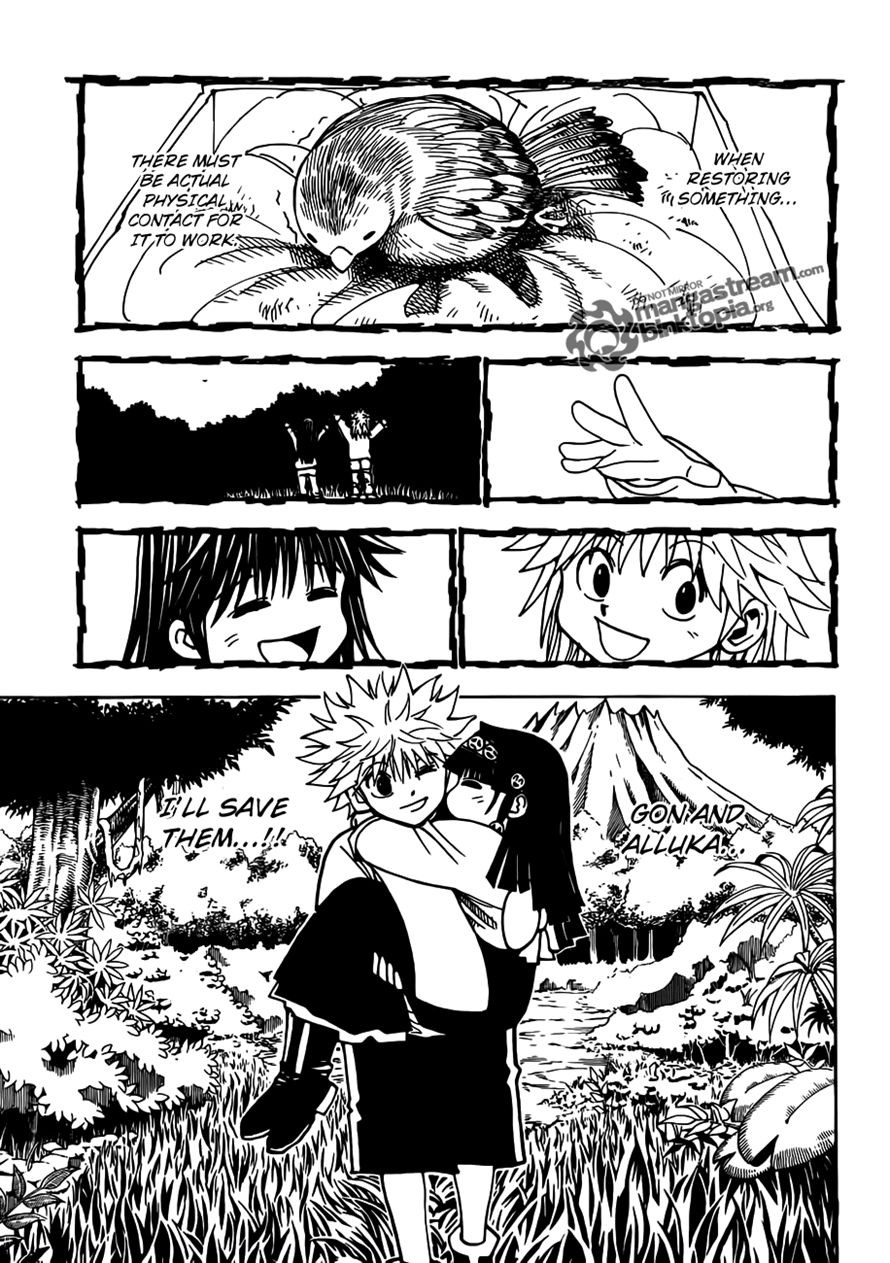 Hunter x Hunter Manga Chapter 324 page 9 - Butler