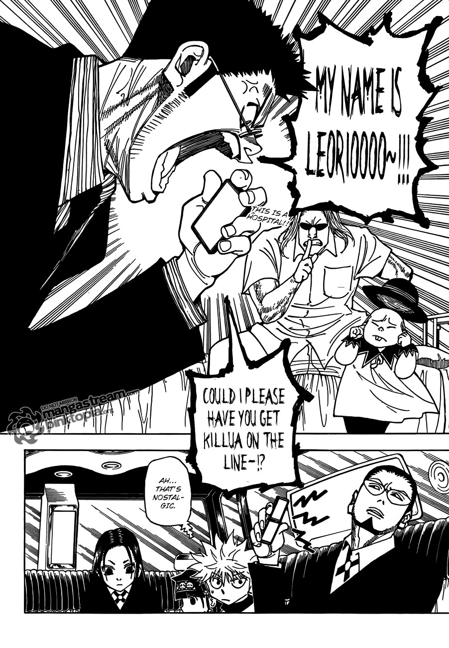 Hunter x Hunter Manga Chapter 325 page 2 - Joining the Fray