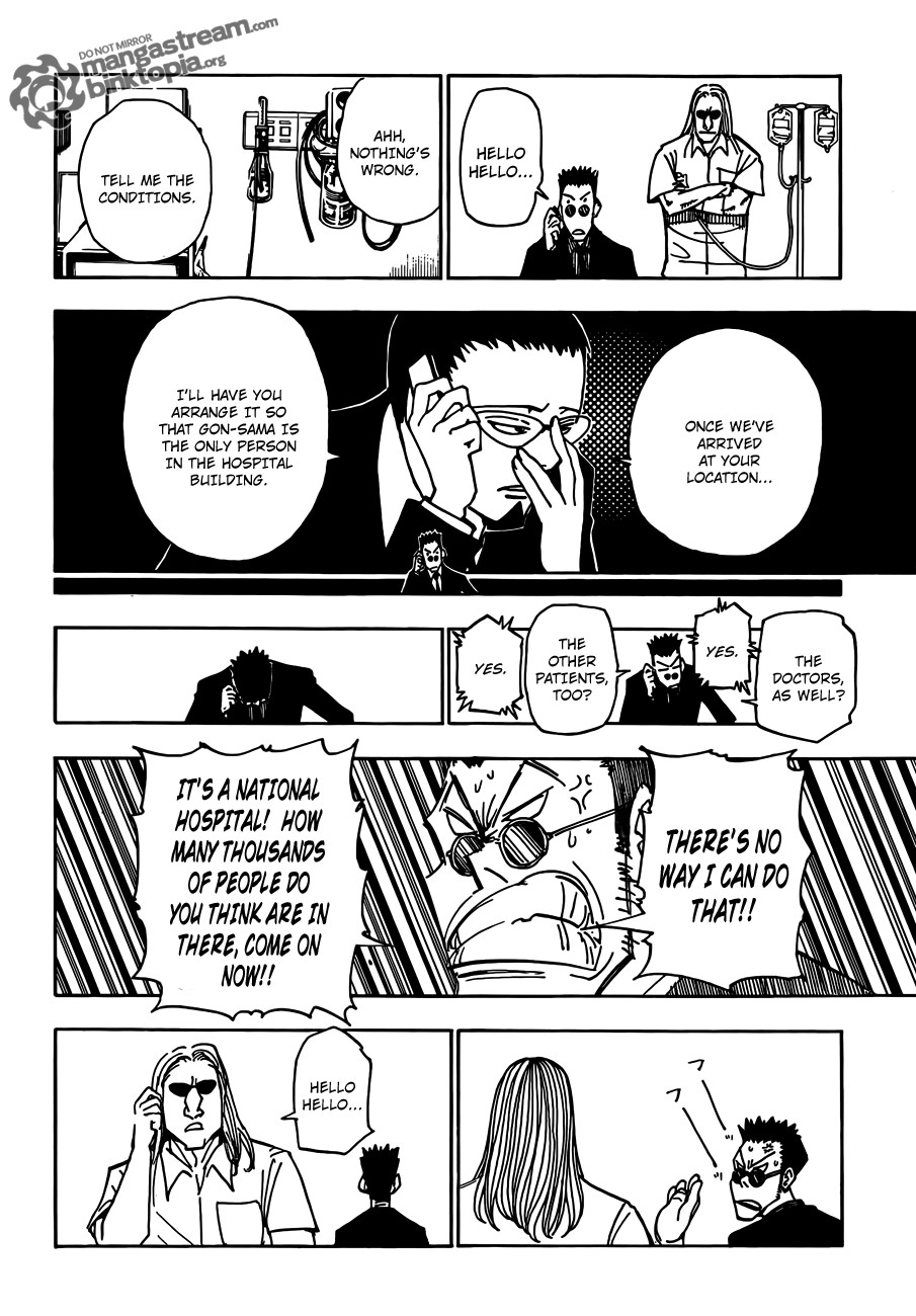 Hunter x Hunter Manga Chapter 325 page 6 - Joining the Fray