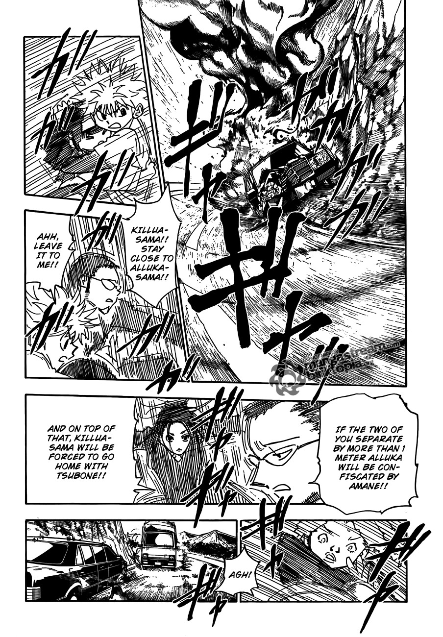 Hunter x Hunter Manga Chapter 326 page 12 - Open Hostilities
