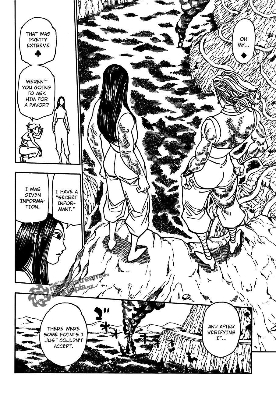 Hunter x Hunter Manga Chapter 326 page 14 - Open Hostilities