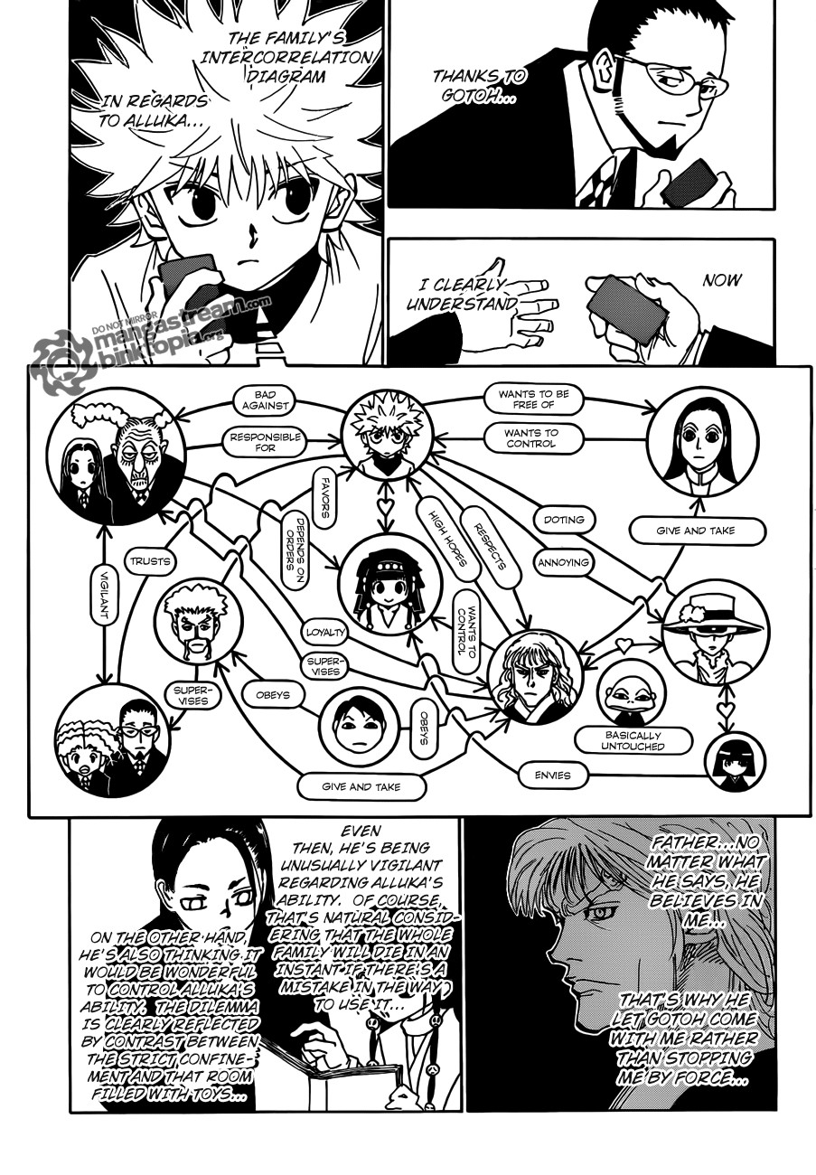 Hunter x Hunter Manga Chapter 326 page 5 - Open Hostilities