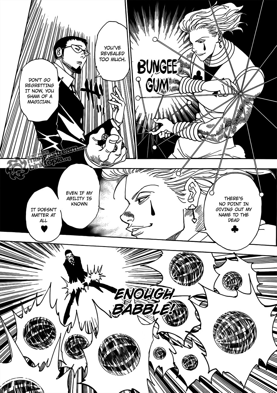 Hunter x Hunter Manga Chapter 327 page 11 - Riddle