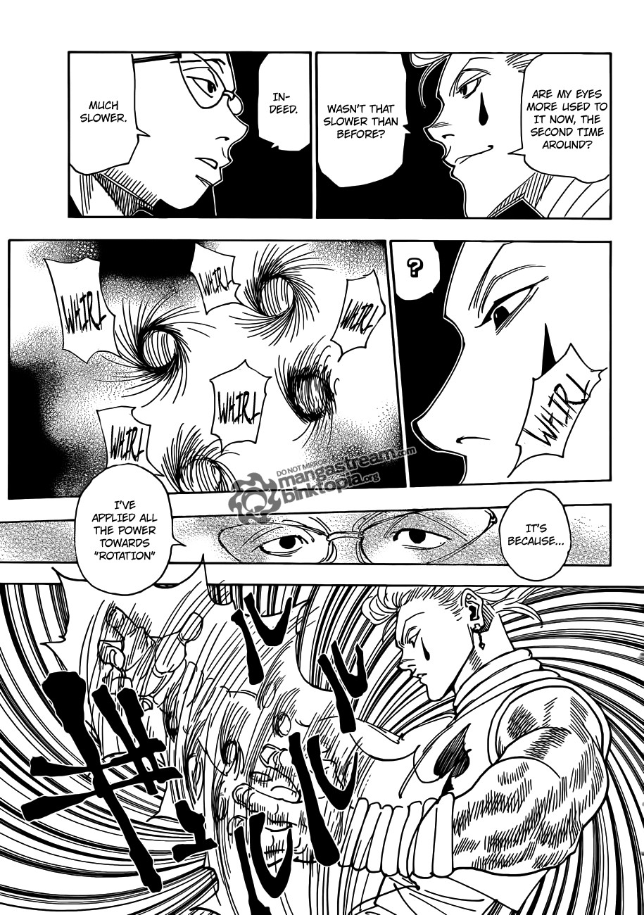 Hunter x Hunter Manga Chapter 327 page 13 - Riddle