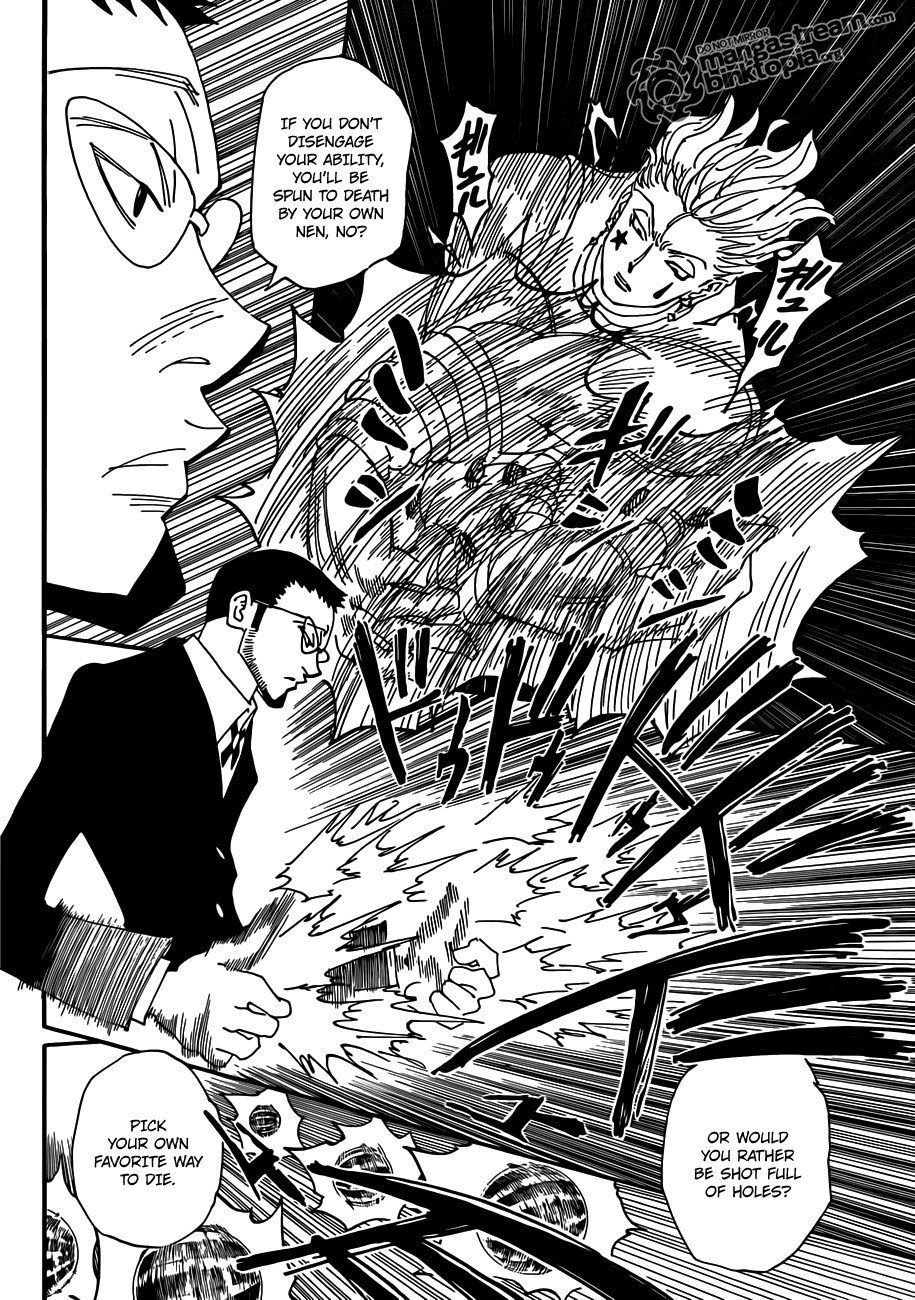 Hunter x Hunter Manga Chapter 327 page 14 - Riddle