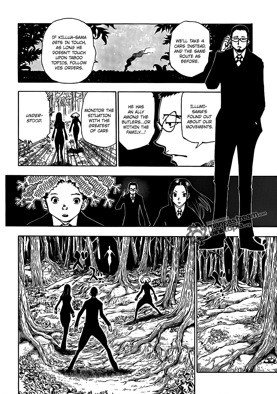 Hunter x Hunter Manga Chapter 327 page 2 - Riddle