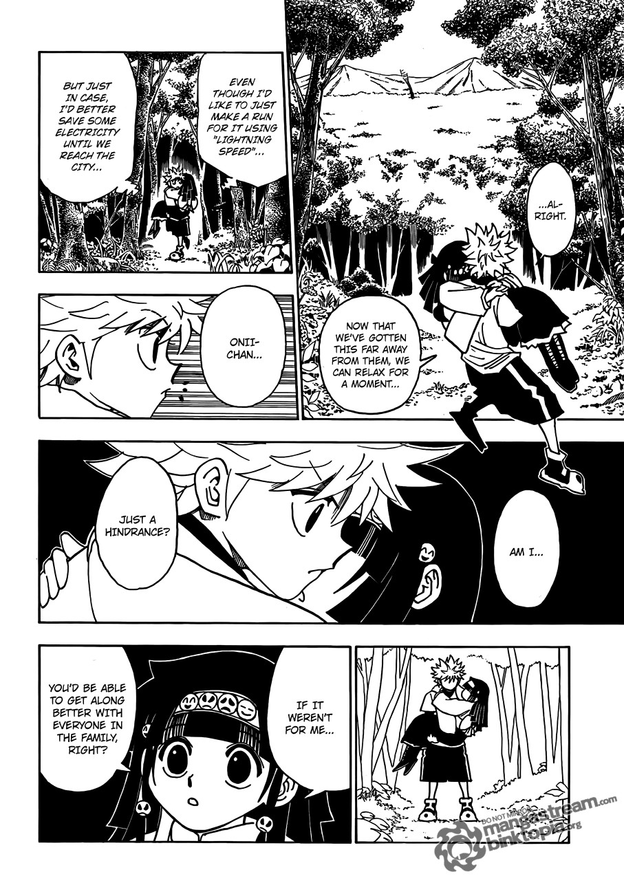 Hunter x Hunter Manga Chapter 327 page 4 - Riddle