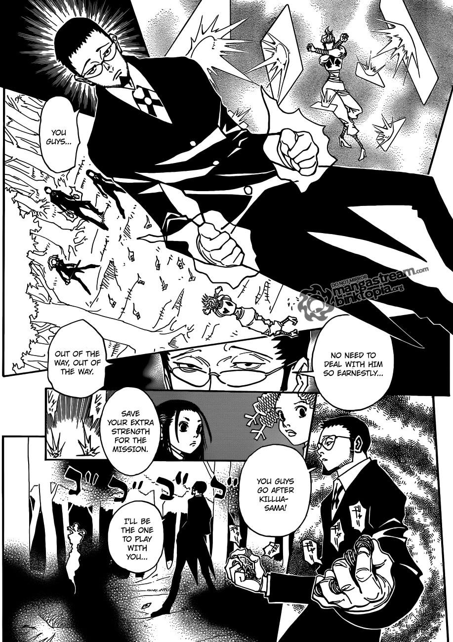 Hunter x Hunter Manga Chapter 327 page 9 - Riddle