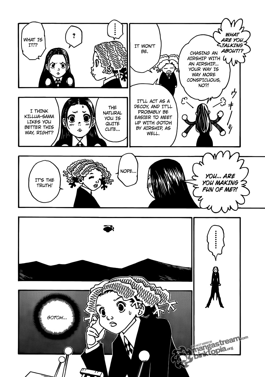 Hunter x Hunter Manga Chapter 328 page 10 - Arrangements