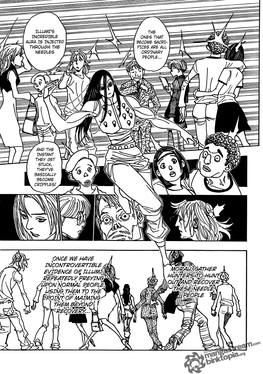 Hunter x Hunter Manga Chapter 328 page 15 - Arrangements