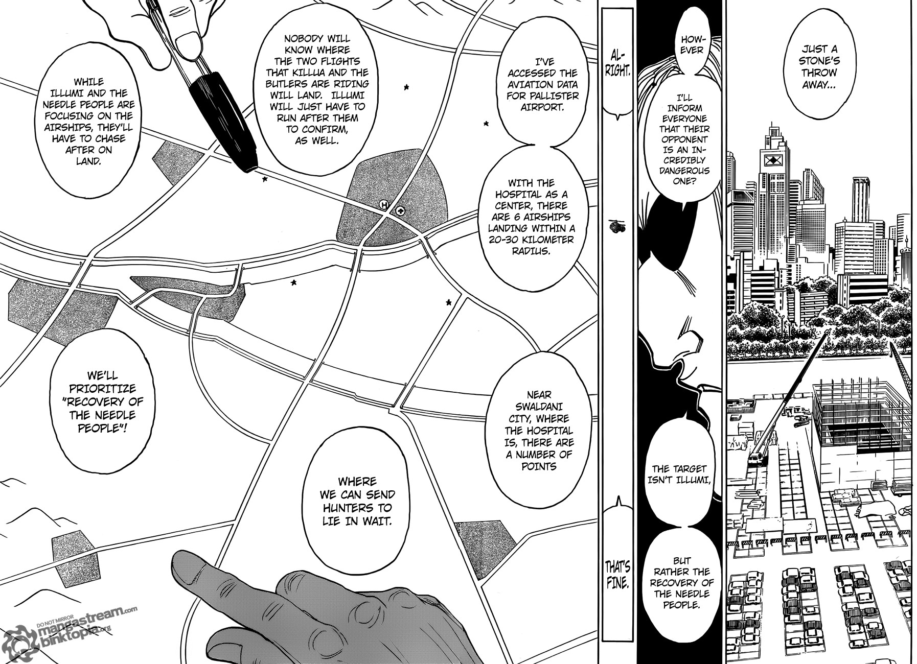 Hunter x Hunter Manga Chapter 328 page 18 - Arrangements