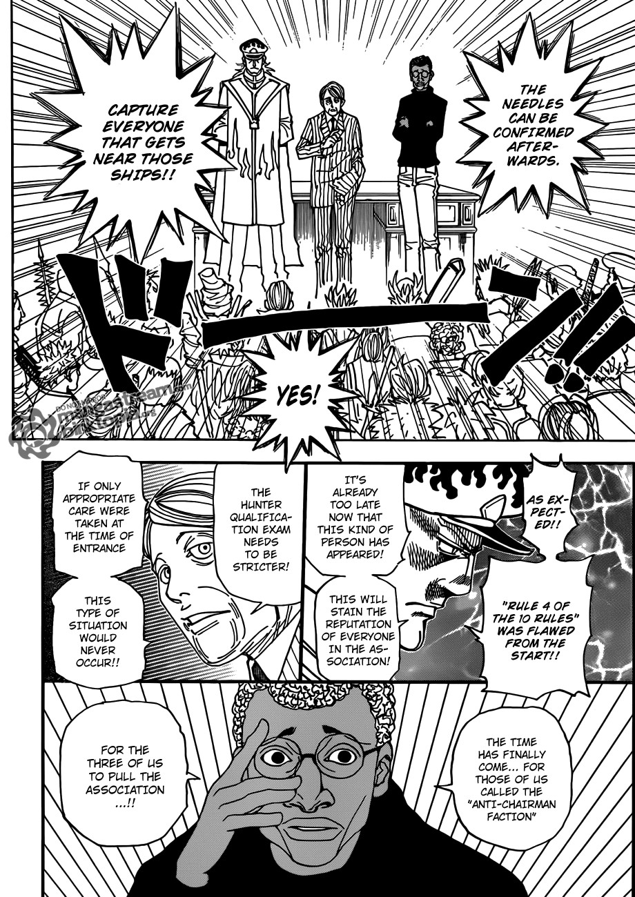 Hunter x Hunter Manga Chapter 328 page 19 - Arrangements