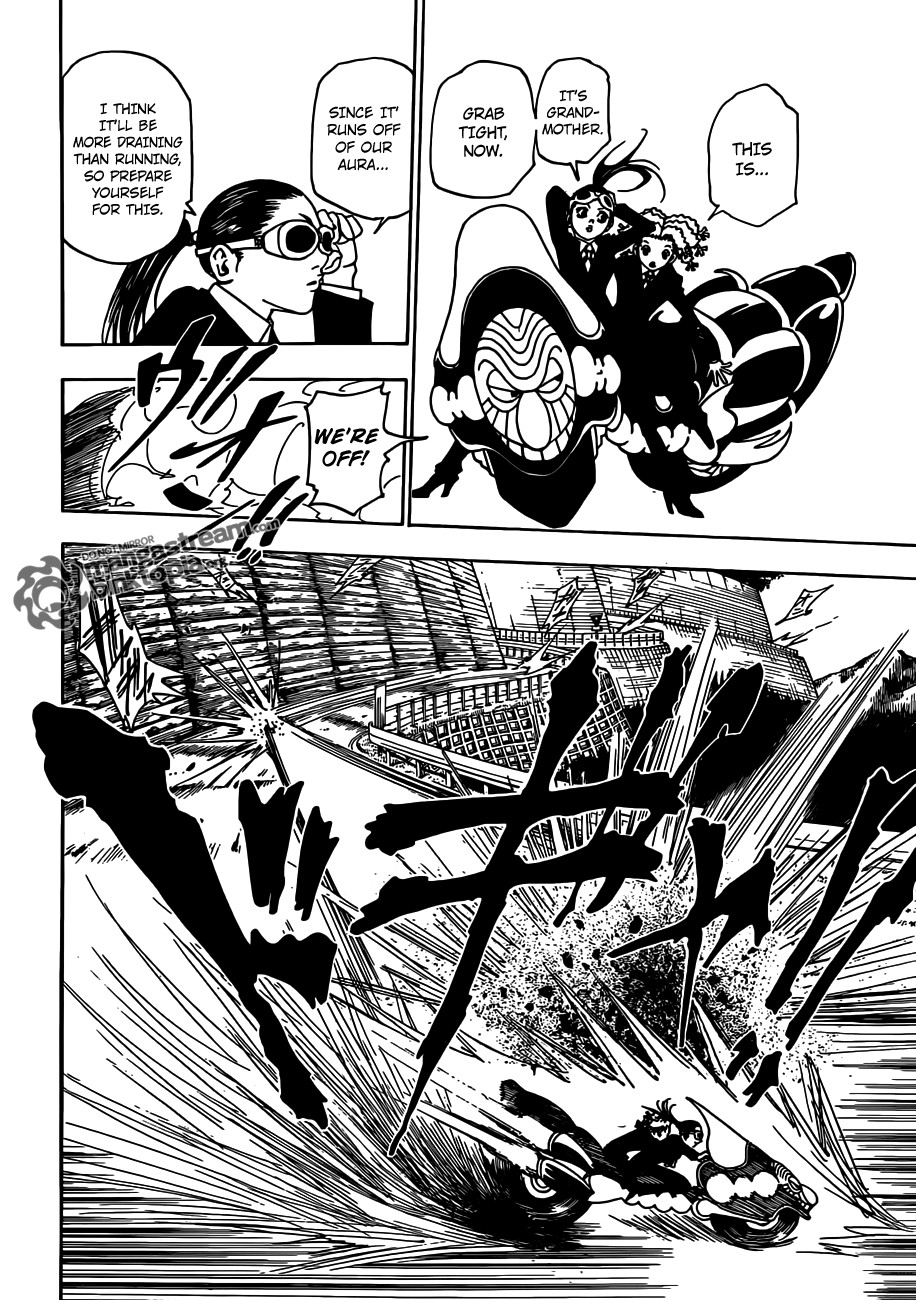 Hunter x Hunter Manga Chapter 328 page 4 - Arrangements