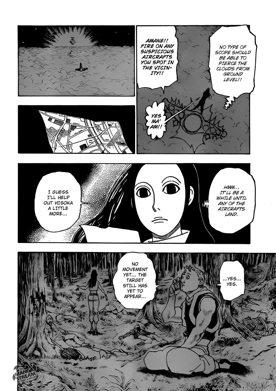 Hunter x Hunter Manga Chapter 329 page 10 - Spy