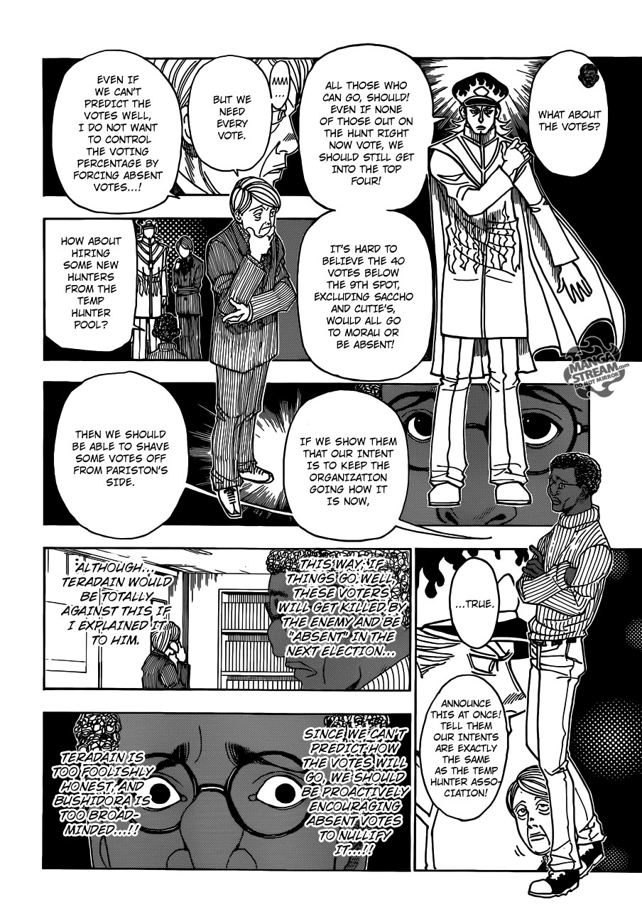 Hunter x Hunter Manga Chapter 329 page 12 - Spy