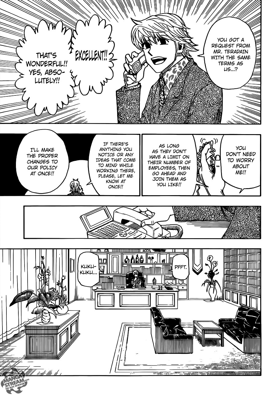 Hunter x Hunter Manga Chapter 329 page 13 - Spy